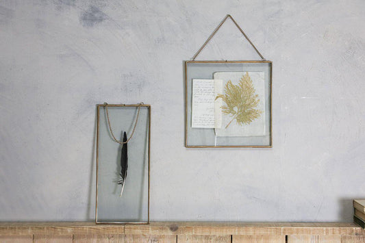 Cadre Kiko géant en laiton antique