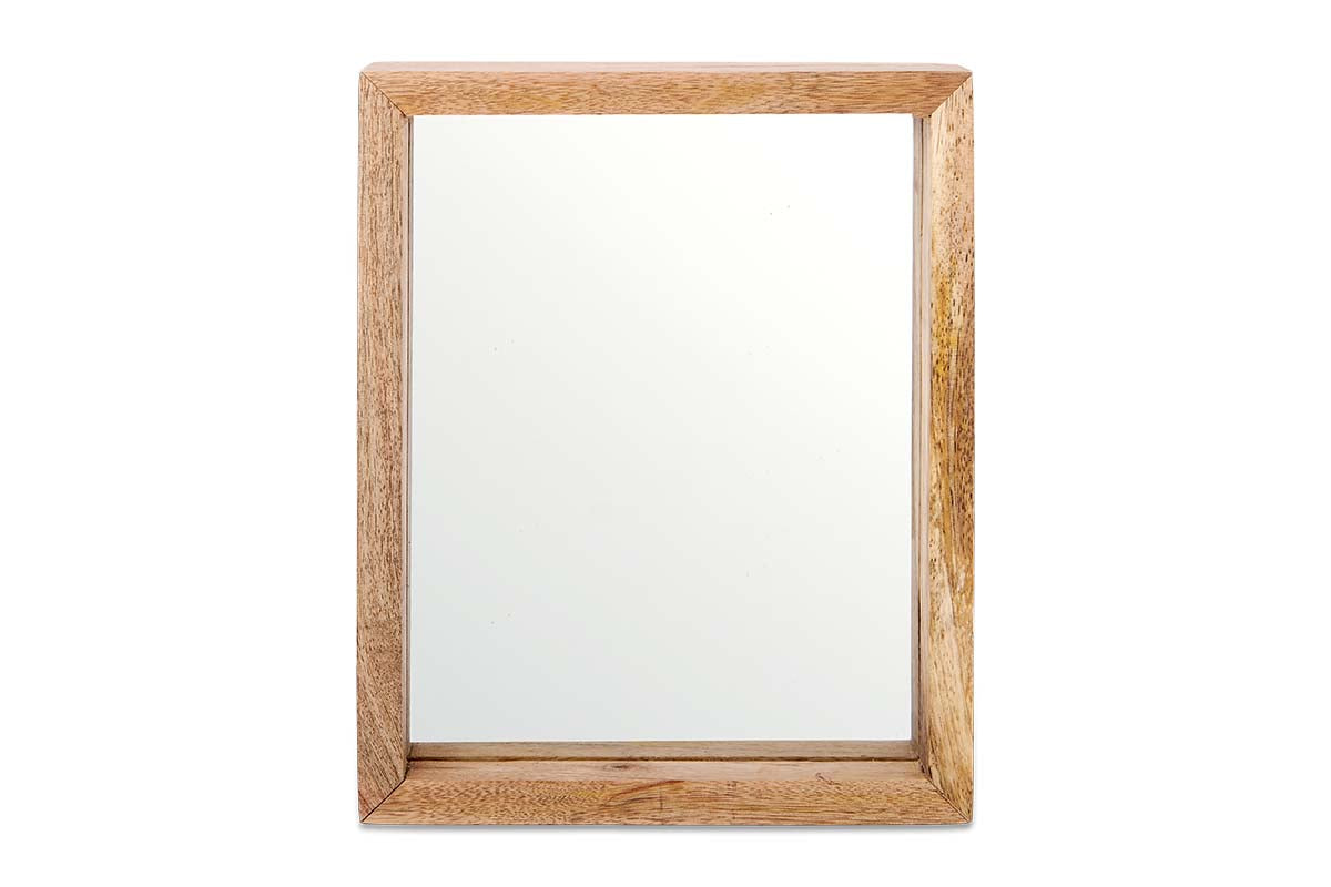 Cadre Indu en bois de manguier naturel - Sur pied