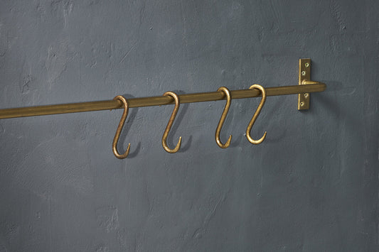 Crochets en S Laila Iron - Laiton - (Lot de 4)