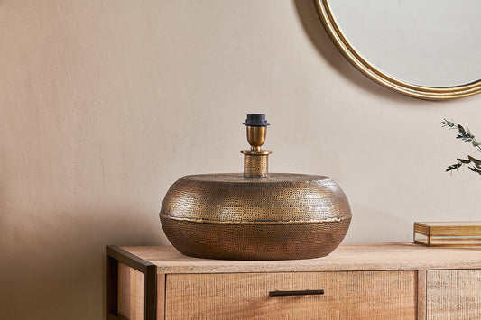 Lampe Lumbu - Laiton antique - Grande