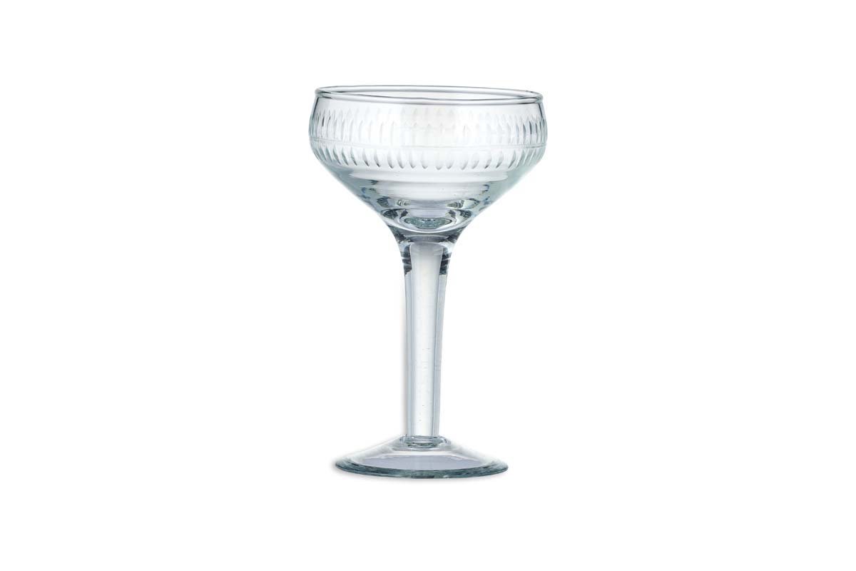 Verres à champagne Mila - Transparents - (Lot de 4)
