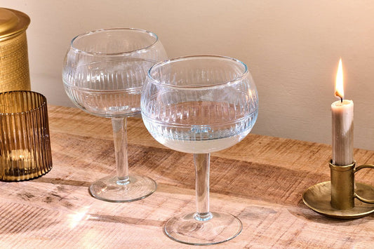 Verre à gin Mila - Transparent - (Lot de 2)