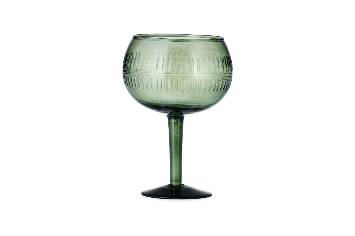 Verre à gin Mila - Émeraude foncée - (Lot de 2)