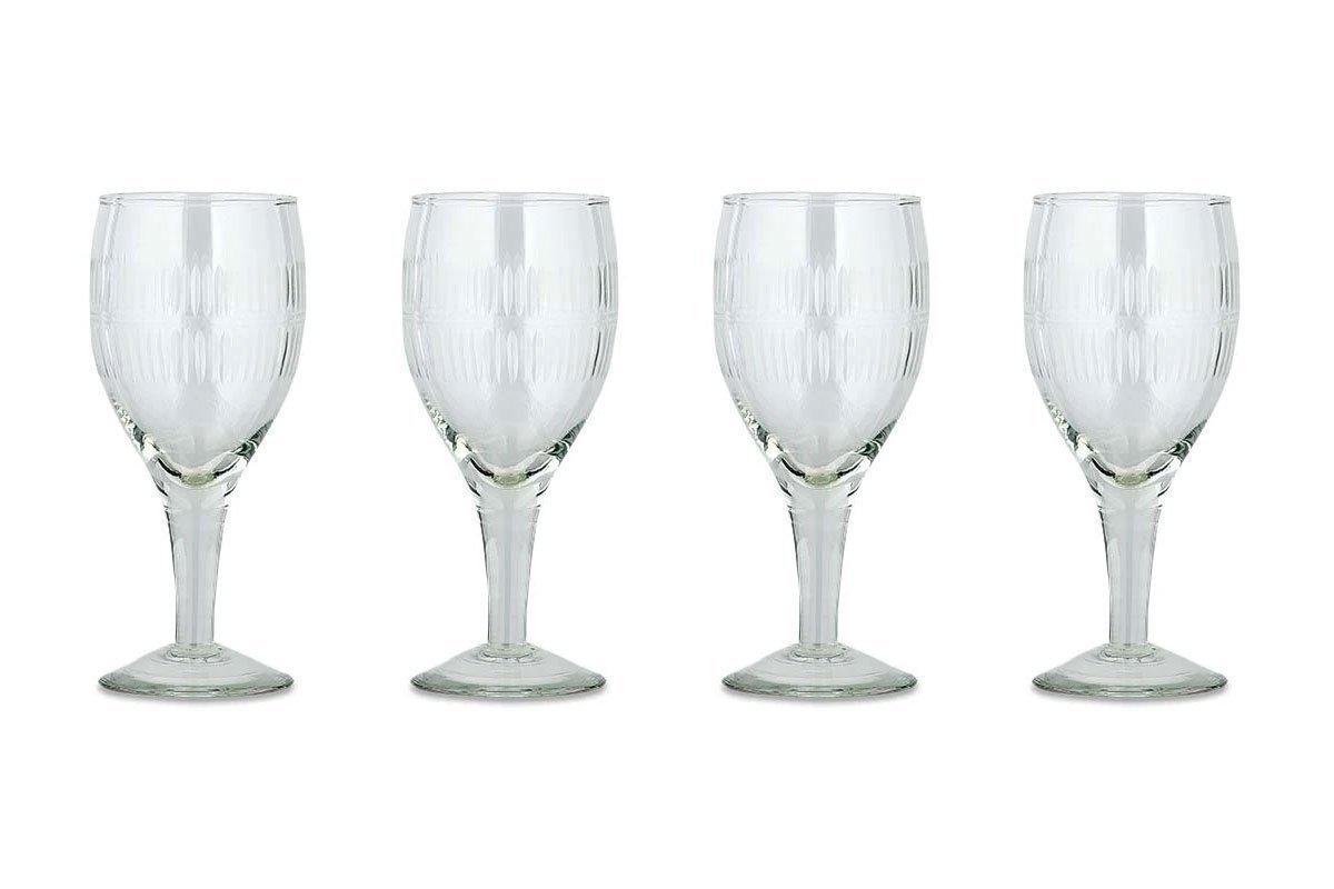 Verres à vin Mila - Transparents (Lot de 4)