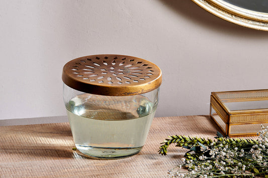 Vase Ramla avec couvercle - conique