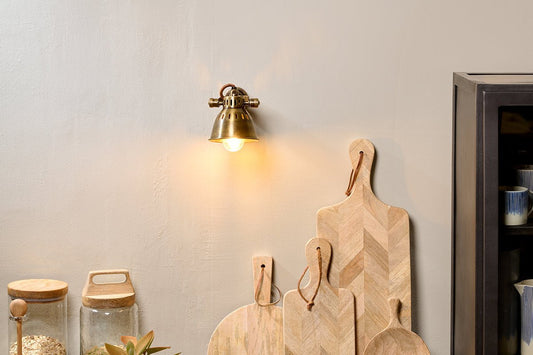 Spot en laiton Tubu - Laiton antique