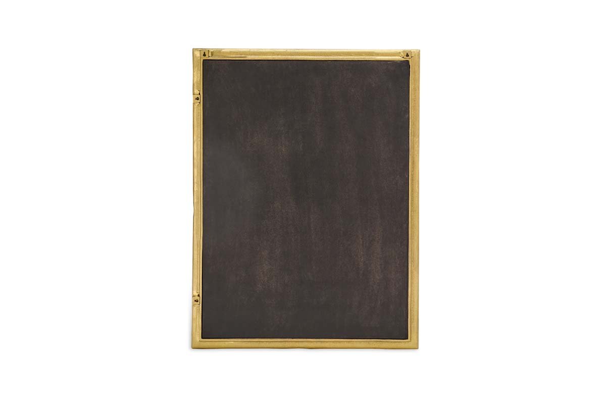 Miroir rectangulaire Yadur - Laiton antique - Grand