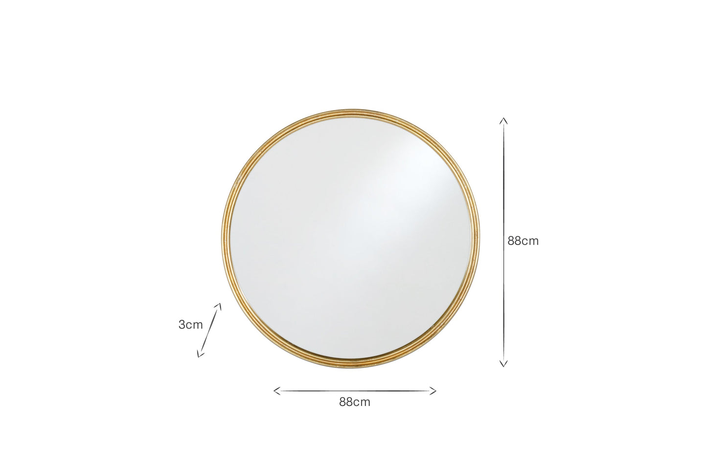 Miroir rond Almora - Grand