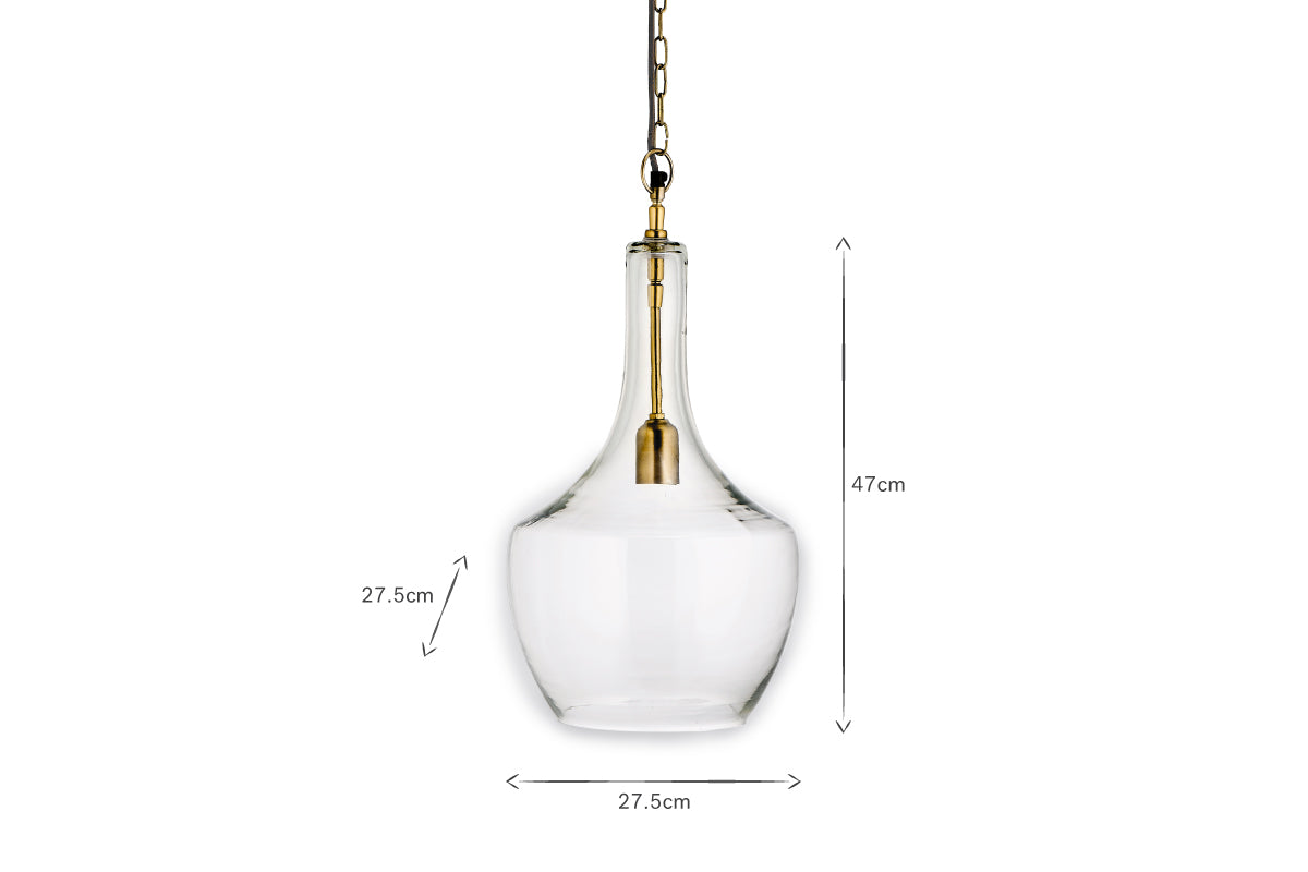 Pendentif Agatarla en verre recyclé - Petit