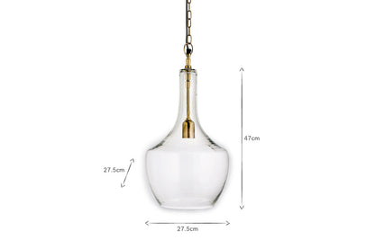 Pendentif Agatarla en verre recyclé - Petit