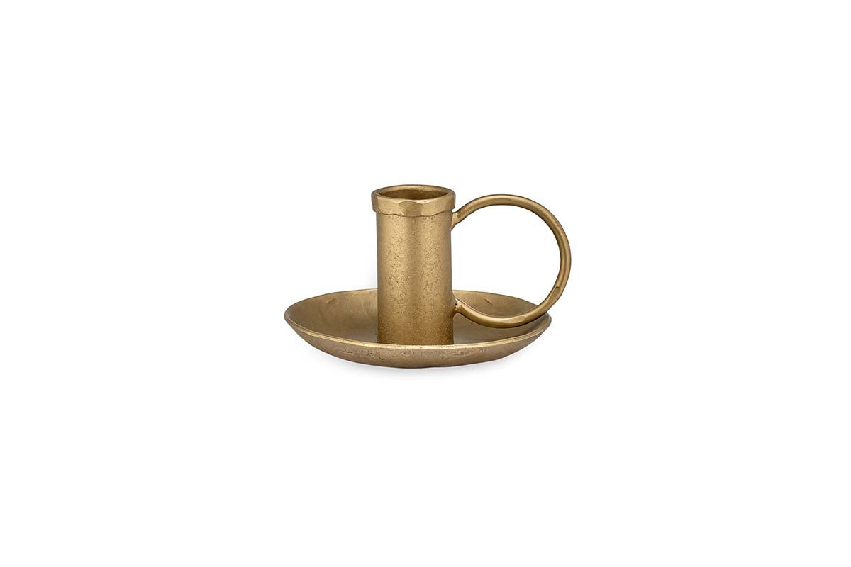 Bougeoir en fer Amri - Laiton antique