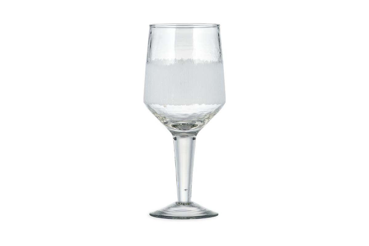Verres à vin gravés Anara - Transparent - (Lot de 4) - Grand