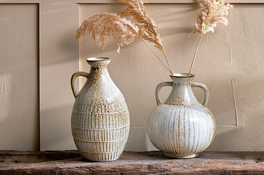 Pichet décoratif à glaçure réactive Anjuna