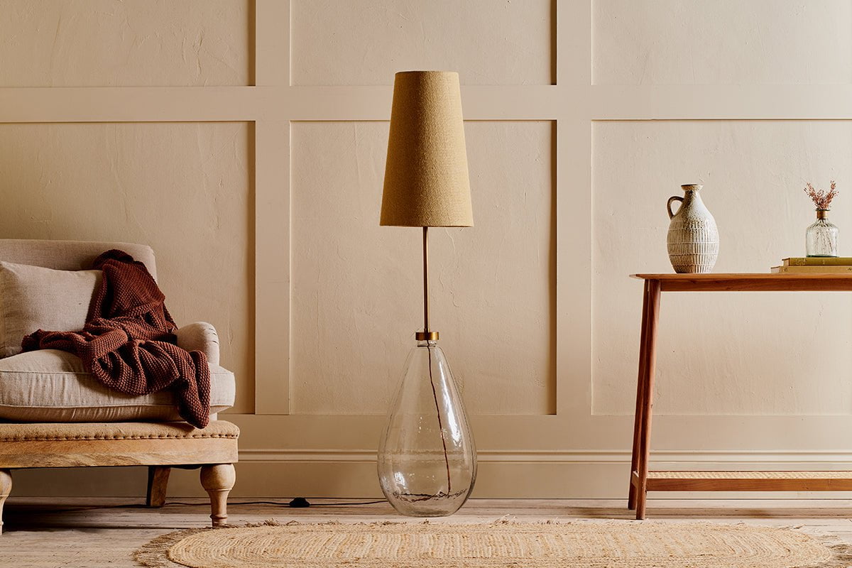 Lampadaire Baba en verre recyclé - Transparent