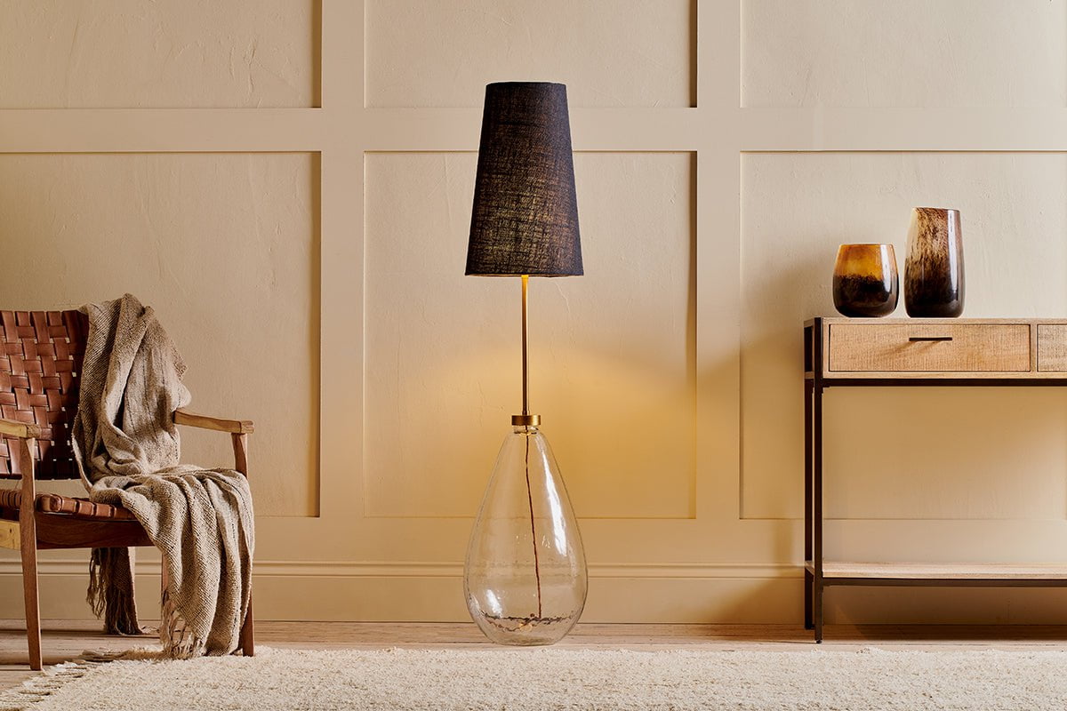 Lampadaire Baba en verre recyclé - Transparent