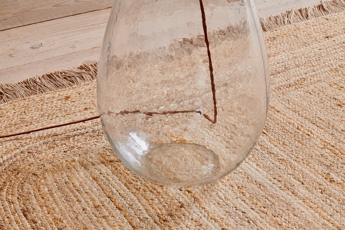 Lampadaire Baba en verre recyclé - Transparent