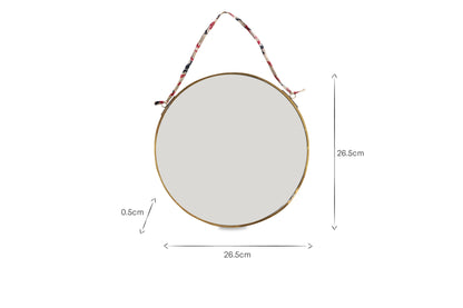 Miroir rond Kiko - Laiton