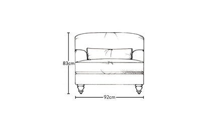 Fauteuil Deni - Brera Lin Espresso