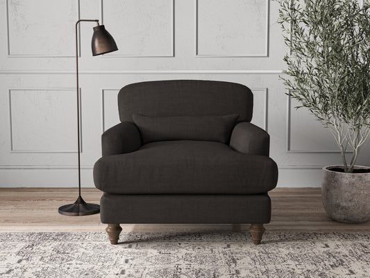 Fauteuil Deni - Brera Lin Espresso