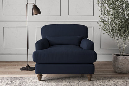 Fauteuil Deni - Brera Lin Indigo