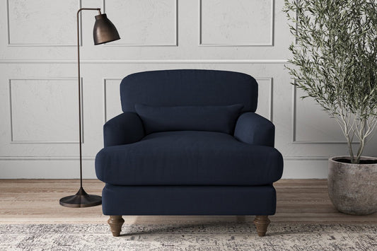 Fauteuil Deni - Brera Lin Indigo