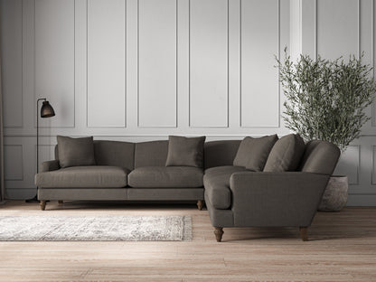 Canapé d'angle Deni Grand - Brera Lin Granit