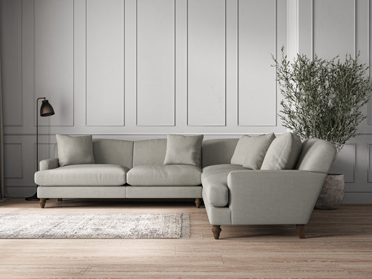 Canapé d'angle Deni Grand - Brera Lin Fumé