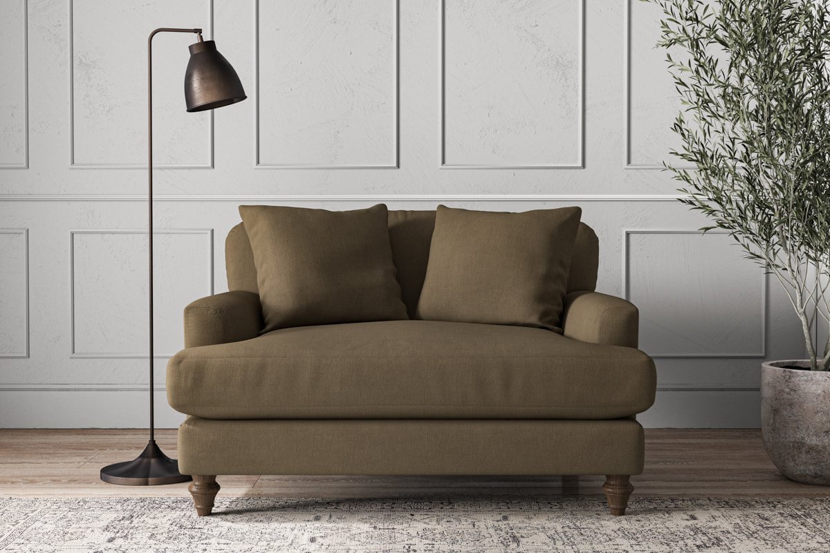 Causeuse Deni - Brera Lin Châtaignier