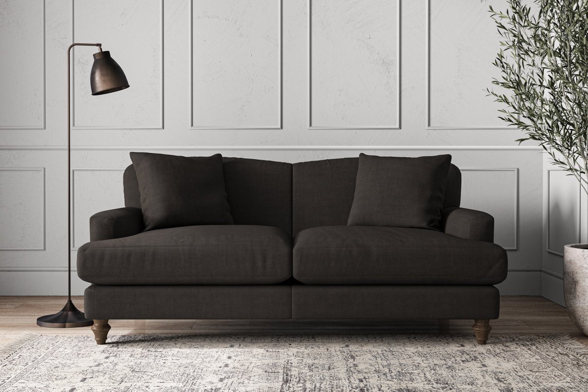 Canapé moyen Deni - Brera Lin Espresso