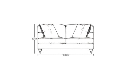 Petit canapé Deni - Brera Lin Espresso