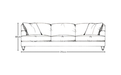 Canapé Super Grand Deni - Brera Lin Crépuscule