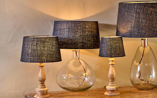 Abat-jour Dia Jute - Encre