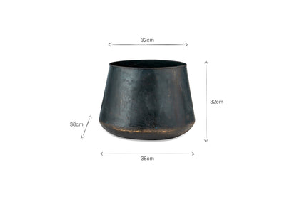 Jardinière en fer recyclé Endo