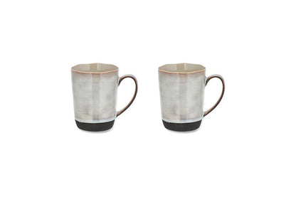 Mug Edo grand format - Ardoise (Lot de 2)