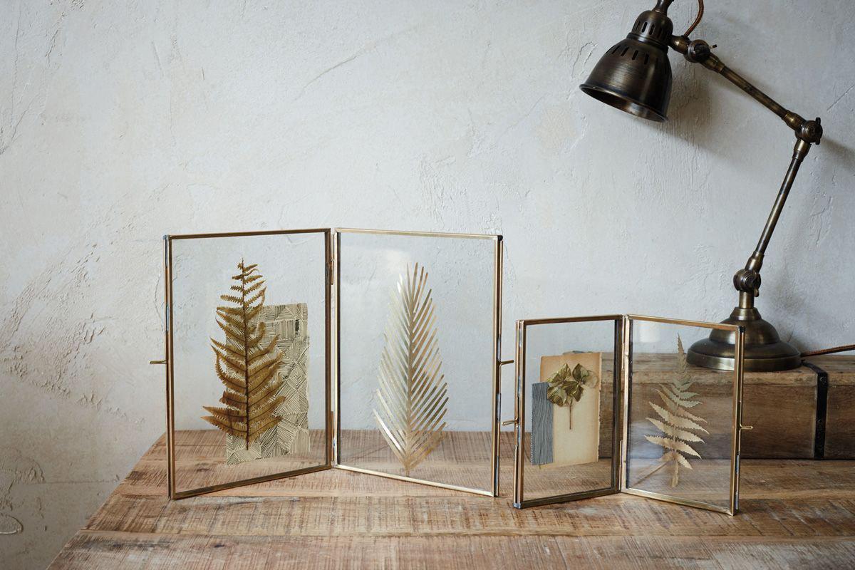 Cadre Danta plié - Laiton antique