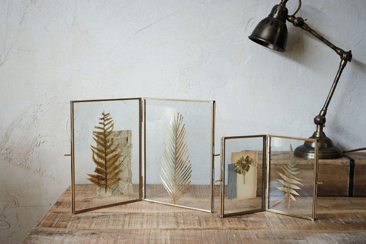 Cadre Danta plié - Laiton antique