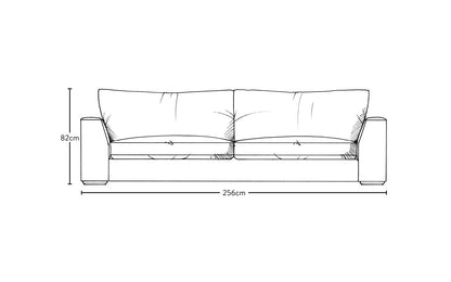 Grand Canapé Guddu - Brera Lin Fumé