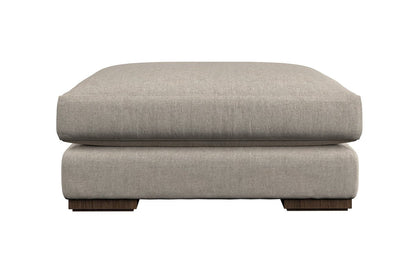 Tabouret Guddu grand format - Brera Linen Pebble