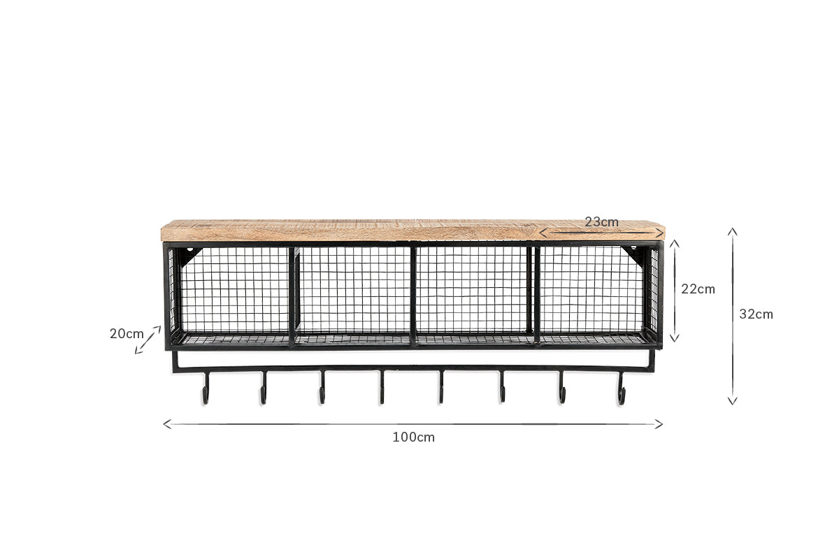 Étagère à casiers Hasa