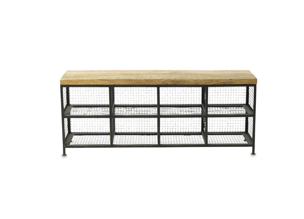 Banc de rangement industriel Hasa