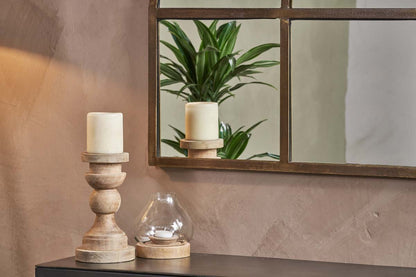 Miroir de cheminée Imoma en fer forgé - Laiton