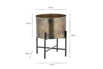 Jardinière en fer Juoni