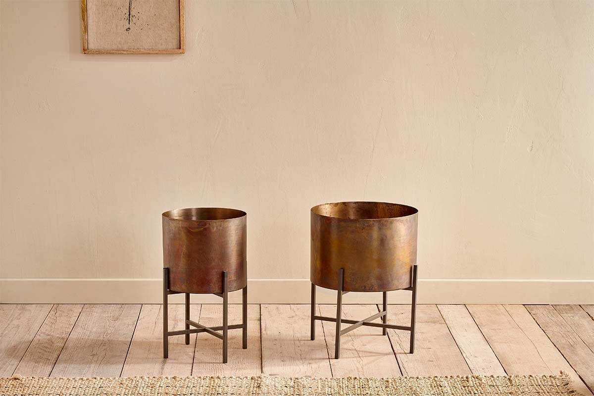 Jardinière en fer Juoni