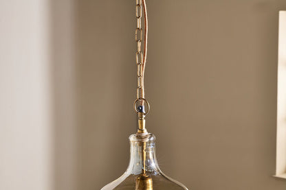 Suspension Kalsi en verre recyclé - Lustre - Grand