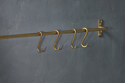 Crochets en S Laila Iron - Laiton - (Lot de 4)