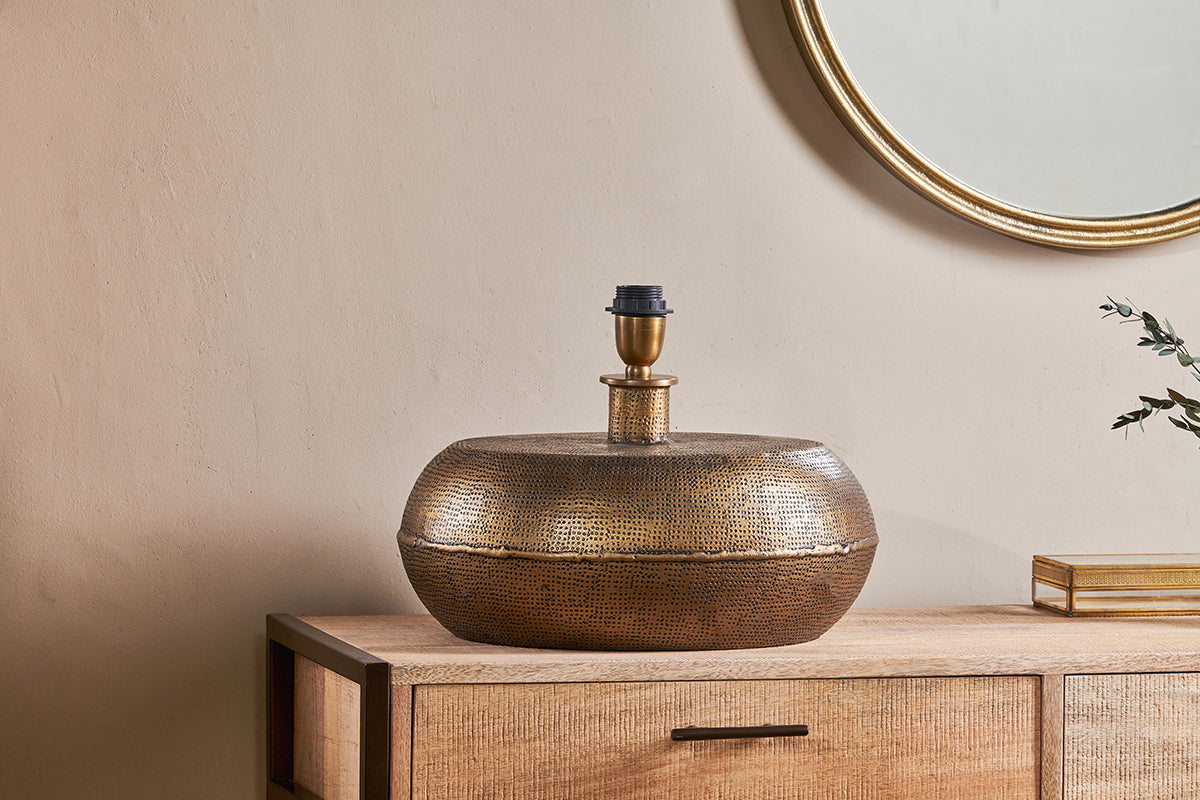 Lampe Lumbu - Laiton antique - Grande