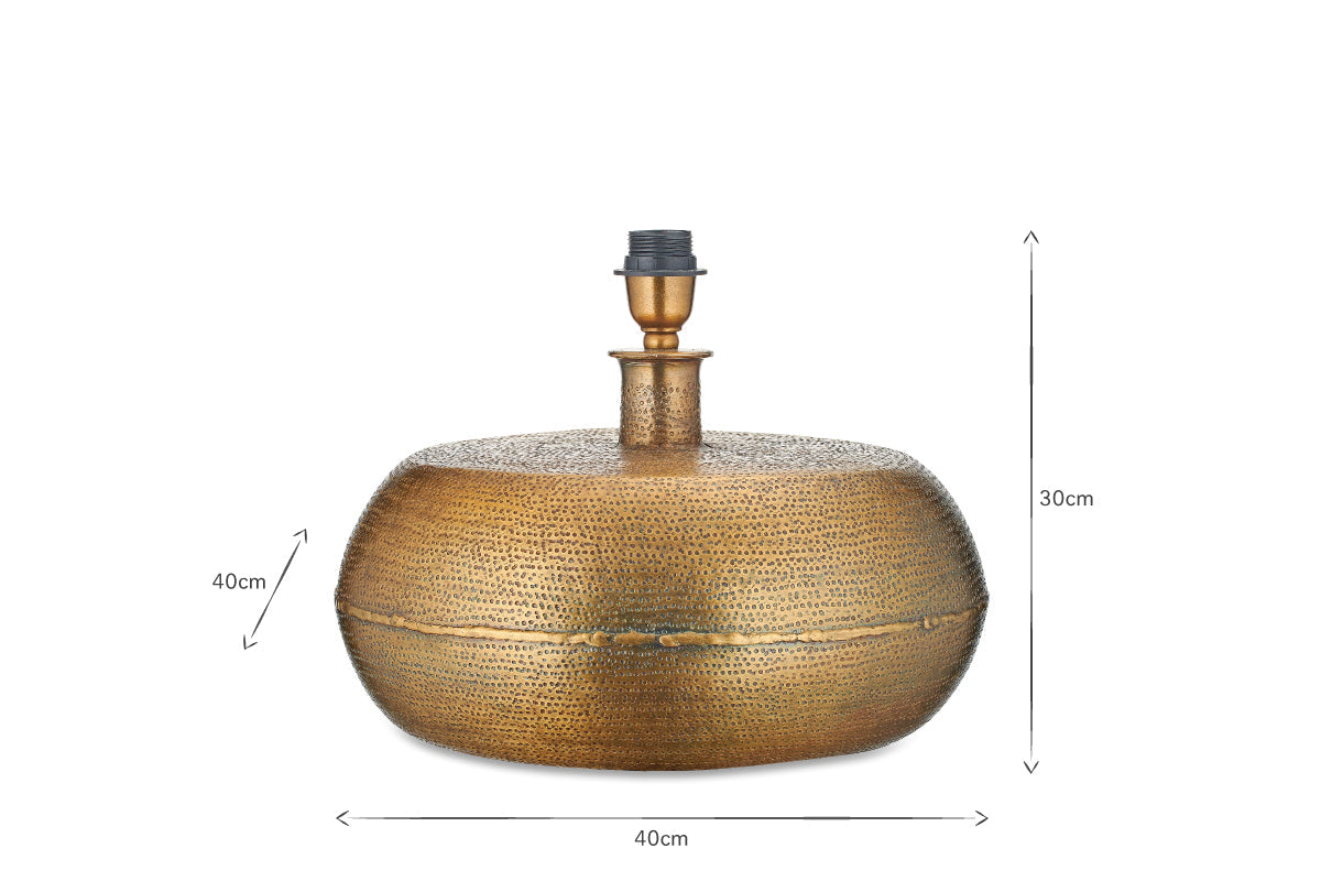 Lampe Lumbu - Laiton antique - Grande