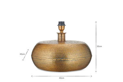 Lampe Lumbu - Laiton antique - Grande