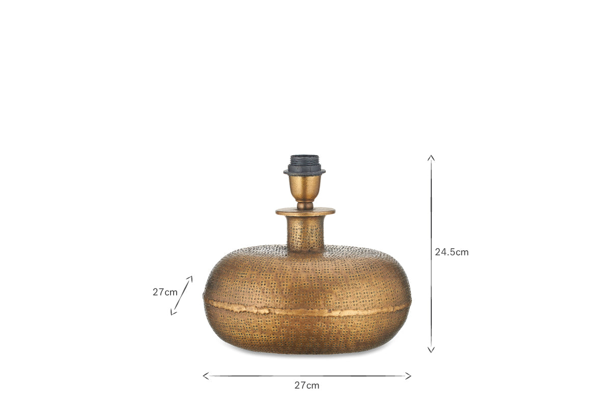 Lampe Lumbu - Laiton antique - Petite