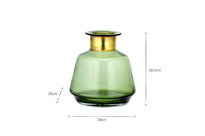 Vase en verre Miza - Vert